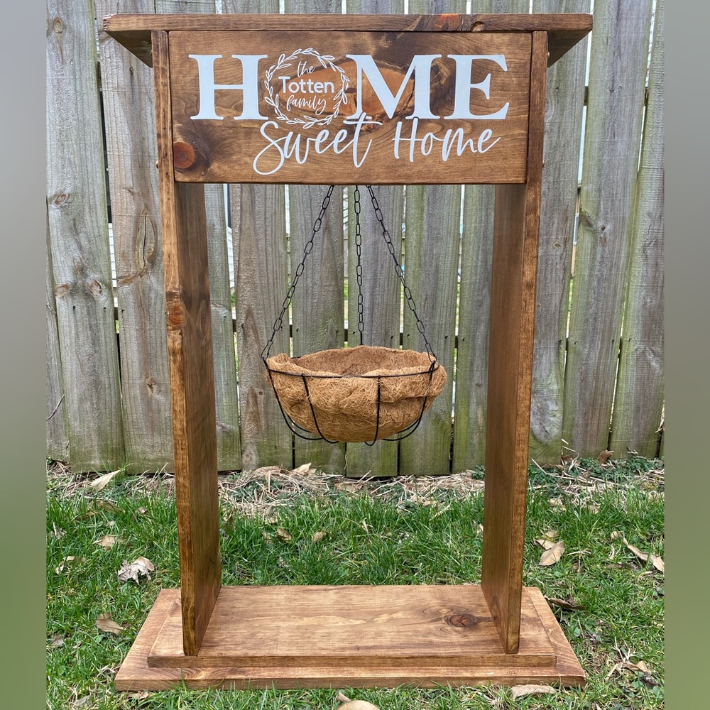 Handmade plant stands